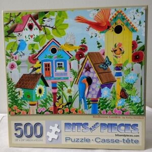 Birdhouse Garden Puzzle - 500 Pieces